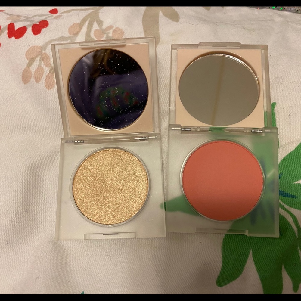 KKW Anniversary blush and highlight